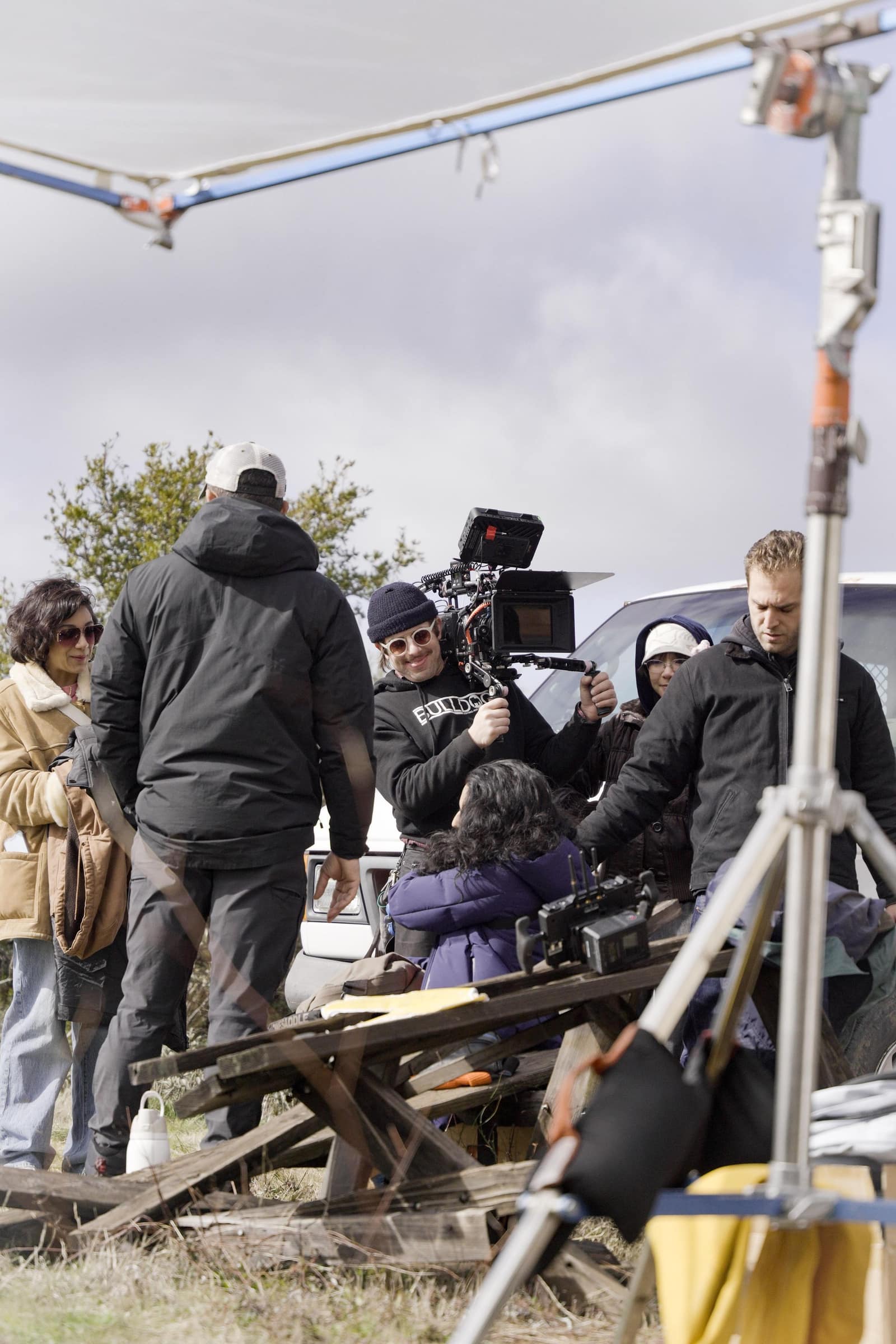 Catch 30 crew filming on location